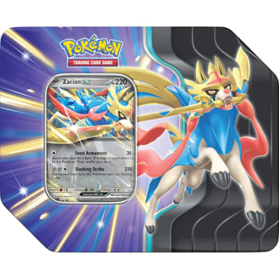 POKEMON TCG: SLASHING LEGENDS TIN (ZACIAN EX)