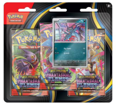 POKEMON TCG: SPANISH MEGA EVOLUTION 02 PHANTASMAL FLAMES- 3-BOOSTER BLISTER