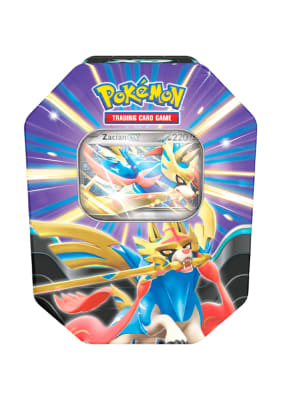 POKEMON TCG: SPANISH SLASHING LEGENDS TIN CASE (ZACIAN EX)