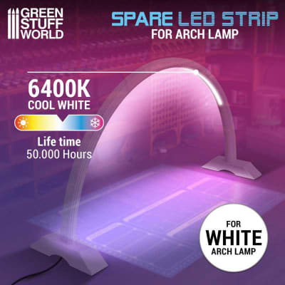 RECAMBIO TIRA LED LAMPARA ARCO / SPARE LED STRIP FOR ARCH LED LAMP 6400K (BLANCO/WHITE)