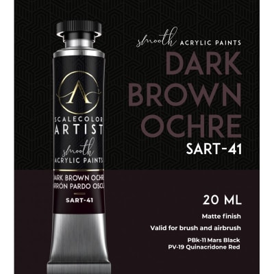 ARTIST DARK BROWN OCHRE