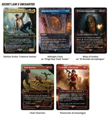 MTG: SECRET LAIR DROP- UNCHARTED: SAGA OF THIEVES- REGULAR