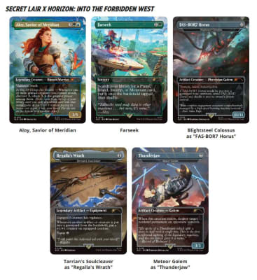 MTG: SECRET LAIR DROP- HORIZON: ZERO DAWN: HUNTRESS AND THE MACHINES- REGULAR