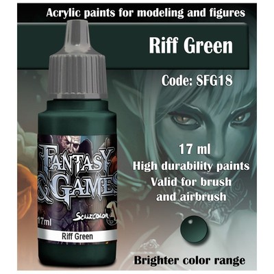 FANTASY & GAMES: RIFF GREEN (17ML)