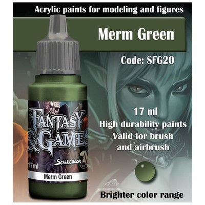 FANTASY & GAMES: MERM GREEN (17ML)