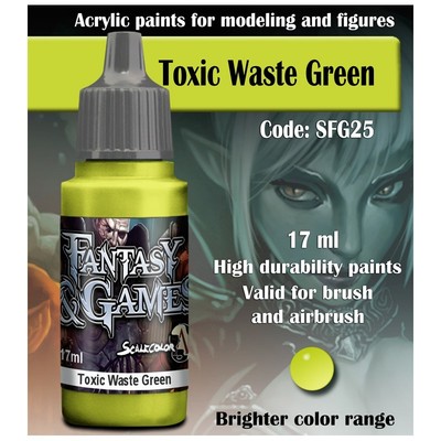 FANTASY & GAMES: TOXIC WASTE GREEN (17ML)