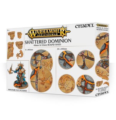 SHATTERED DOMINION: 65 & 40MM ROUND BASES
