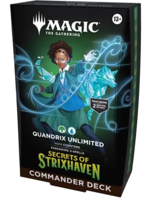 MTG: SECRETS OF STRIXHAVEN COMMANDER DECK - QUANDRIX UNLIMITED