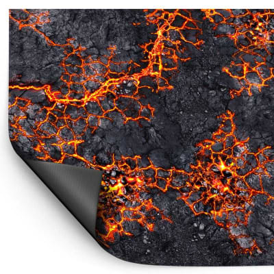 L - TAPETE DE JUEGO / WARGAME MAT - 152.5X111.7CM (44X60)- VOLCAN / FLAMECOIL PATH