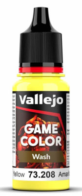 GAME COLOR: WASH- YELLOW , 18 ML.