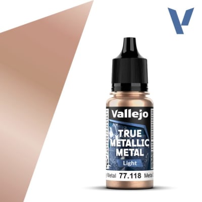 TRUE METALLIC METAL: LIGHT- RUSTY METAL, 18 ML.