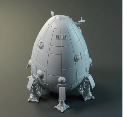 BATTLETECH: MAP SCALE DROPSHIP- OVERLORD-CLASS