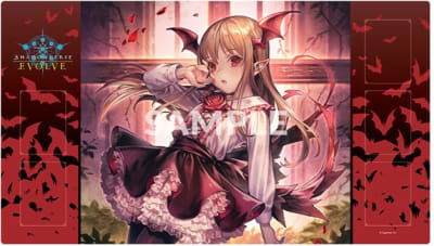 PLAYMAT: BUSHI SUPPLIES RUBBER PLAYMAT - SHADOWVERSE EVOLVE - VANIA, NIGHTSHADE VAMPIRE
