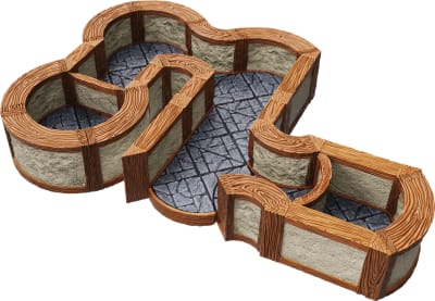 Warlock Tiles Town & Village- 1 in. Angles & Curves Expansion