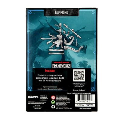 D&D Frameworks Wave 1- Elf Monk Male