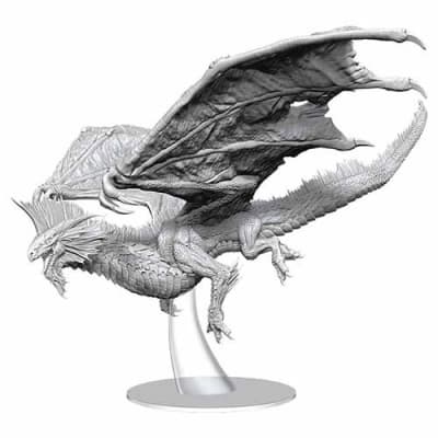 D&D Minis Adult Silver Dragon