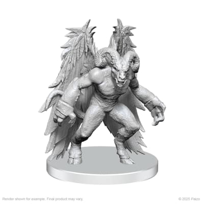 PATHFINDER BATTLES DEEP CUTS MINIATURES: WAVE 27- GYLOU (HANDMAIDEN DEVIL) & FERRUGON (RUST DEVIL)