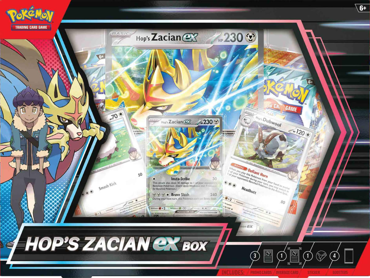 POKÉMON TCG: SPANISH HOP’S ZACIAN EX BOX1