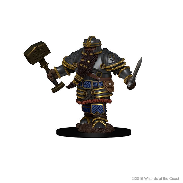 D&D NOLZUR'S MARVELOUS UNPAINTED MINIS: DWARF MALE FIGHTER OLD3