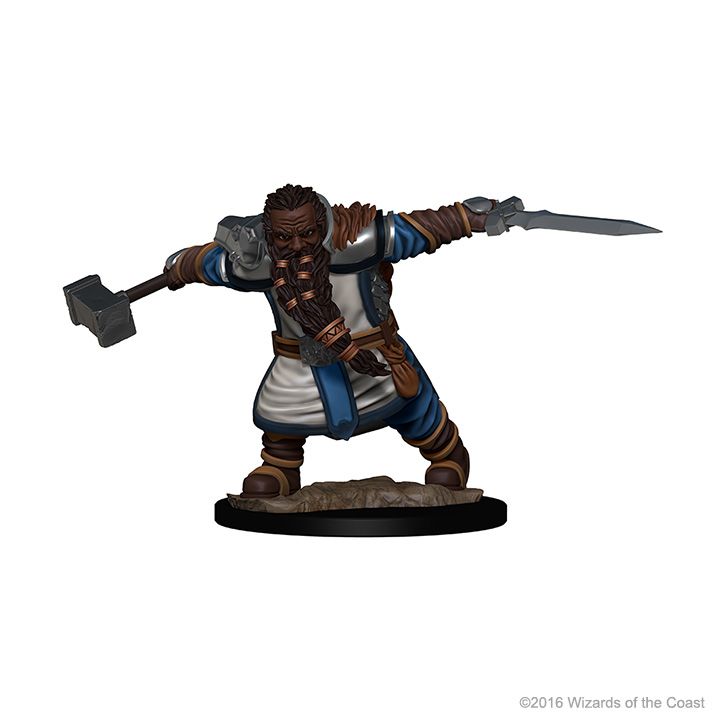 D&D NOLZUR'S MARVELOUS UNPAINTED MINIS: DWARF MALE FIGHTER OLD4