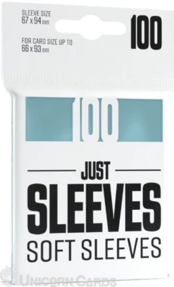 JUST SLEEVES STANDARD CARD GAME CLEAR (100)1