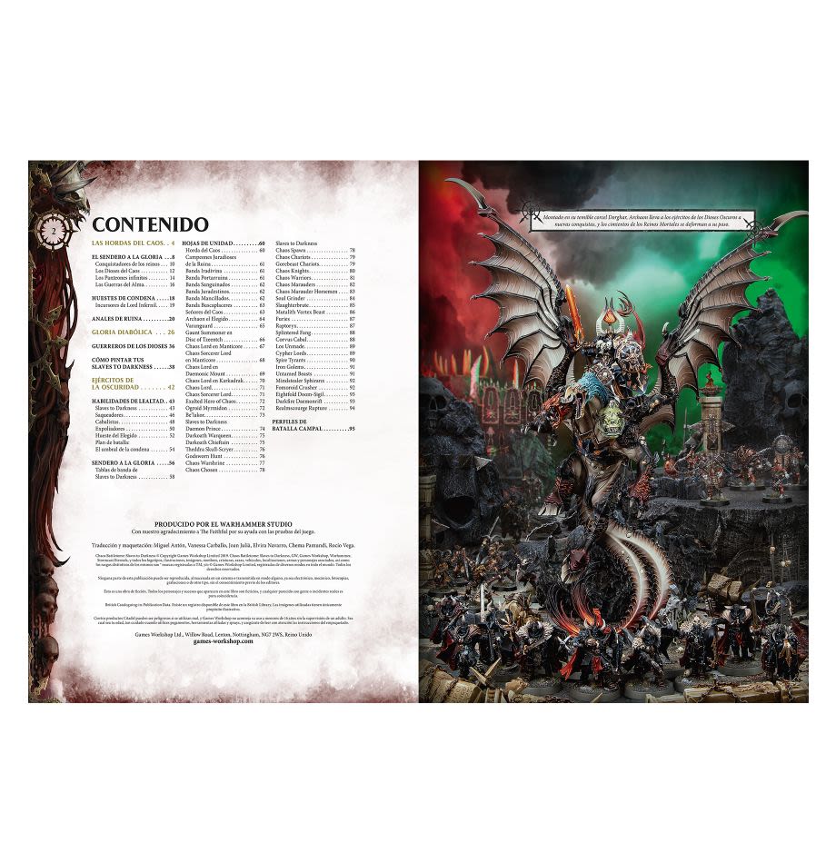 BATTLETOME: SLAVES TO DARKNESS (HARDBACK) (ABREVIADO) (ESPAÑOL)2