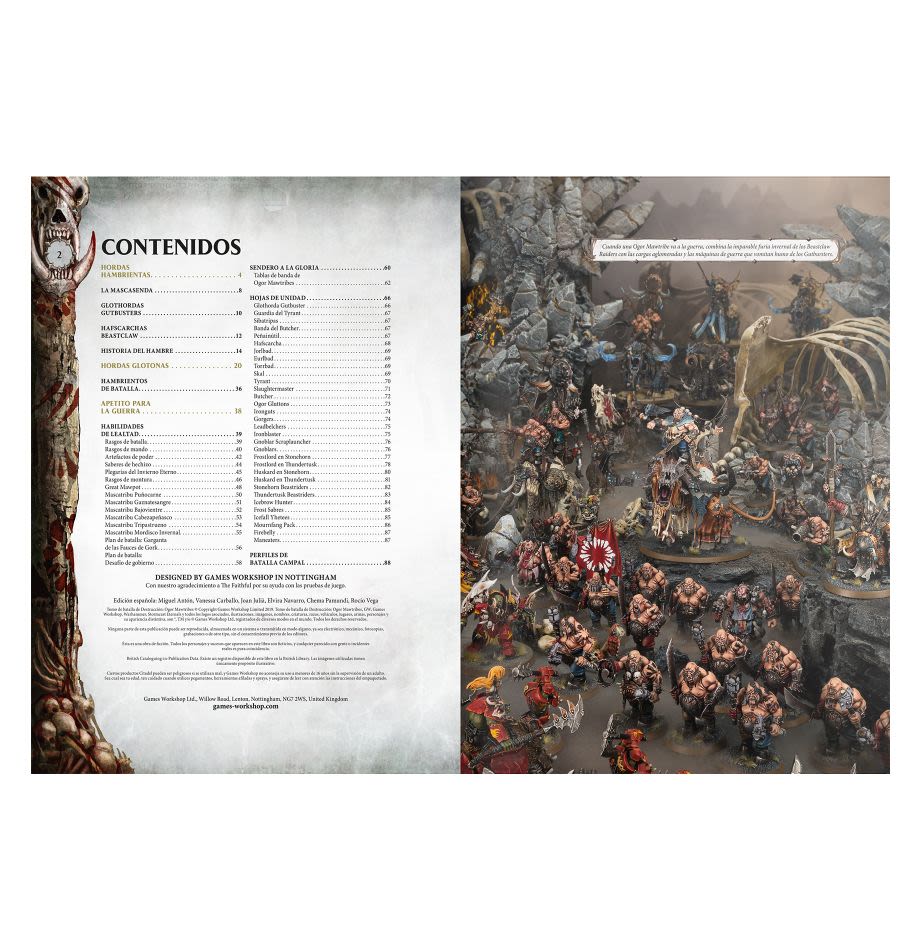 BATTLETOME: OGOR MAWTRIBES (ABREVIADO) (HARDBACK) (ESPAÑOL)2