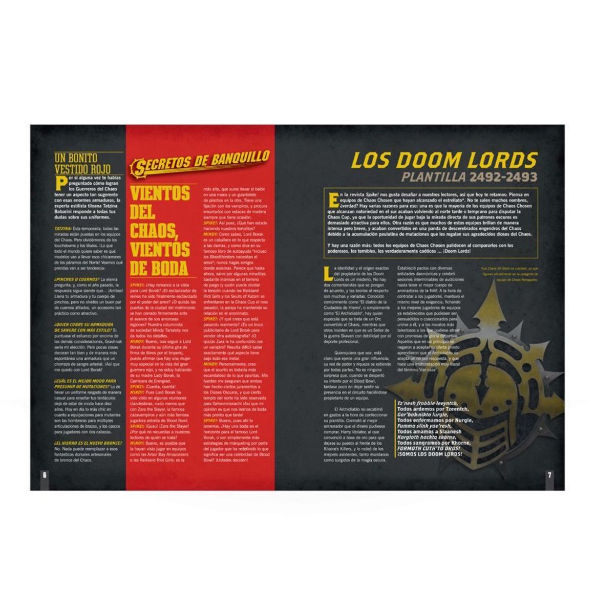 BLOOD BOWL: REVISTA - SPIKE! JOURNAL: NUMERO 1 (ESPAÑOL)2
