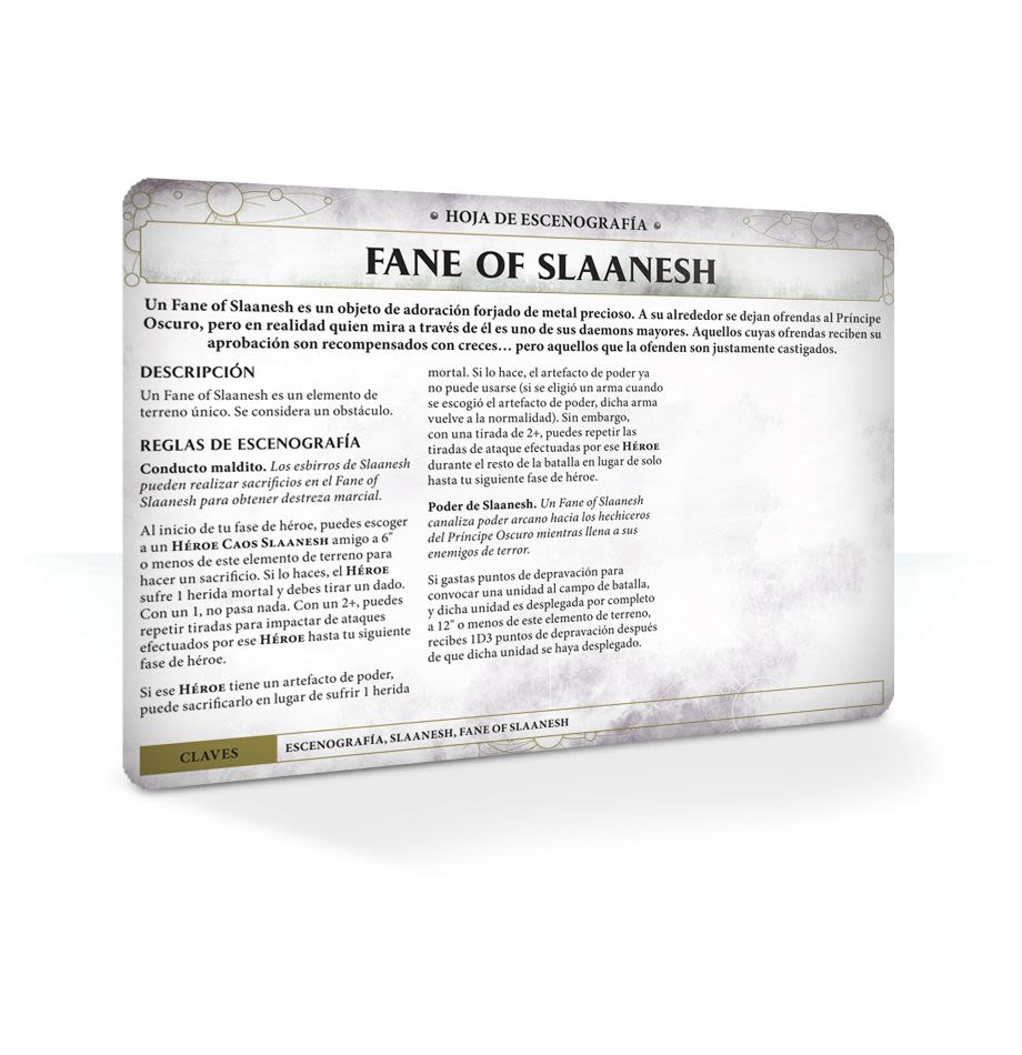 WARSCROLLS: HEDONITES OF SLAANESH (ESPAÑOL)3