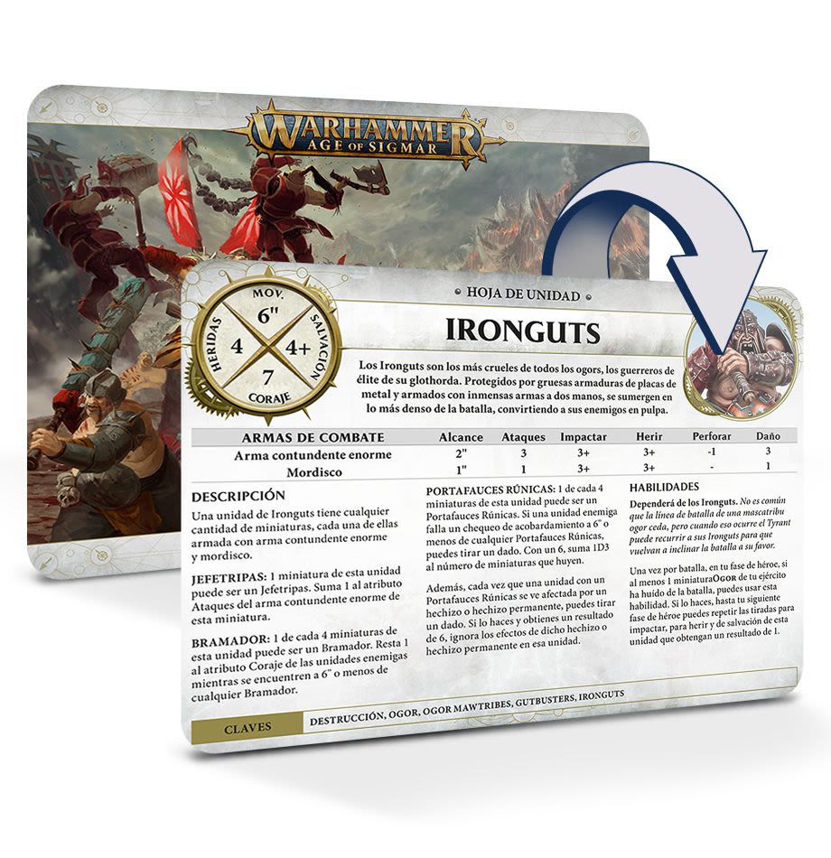 WARSCROLL CARDS: OGOR MAWTRIBES (ESPAÑOL)2