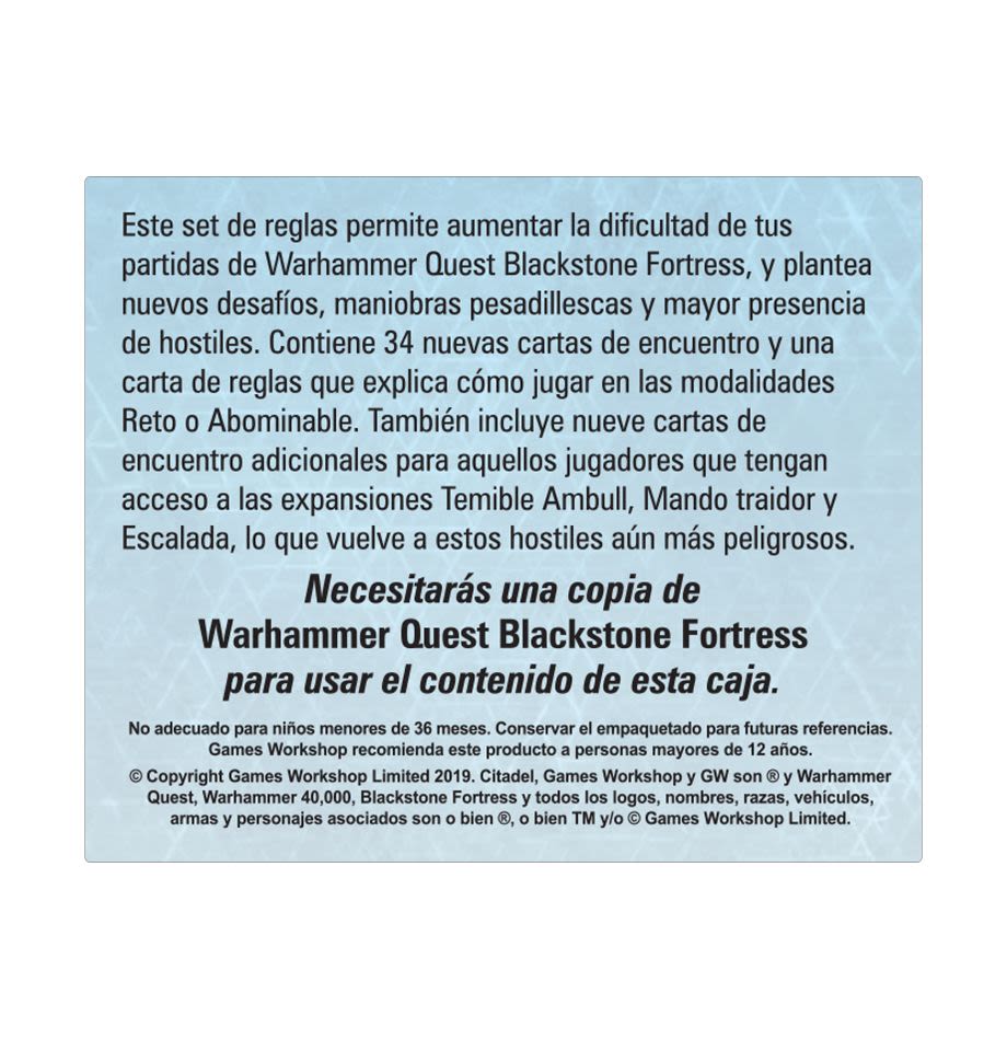 BACKSTONE FORTRESS: ABOMINABLE INTELLECT (ESPAÑOL)4