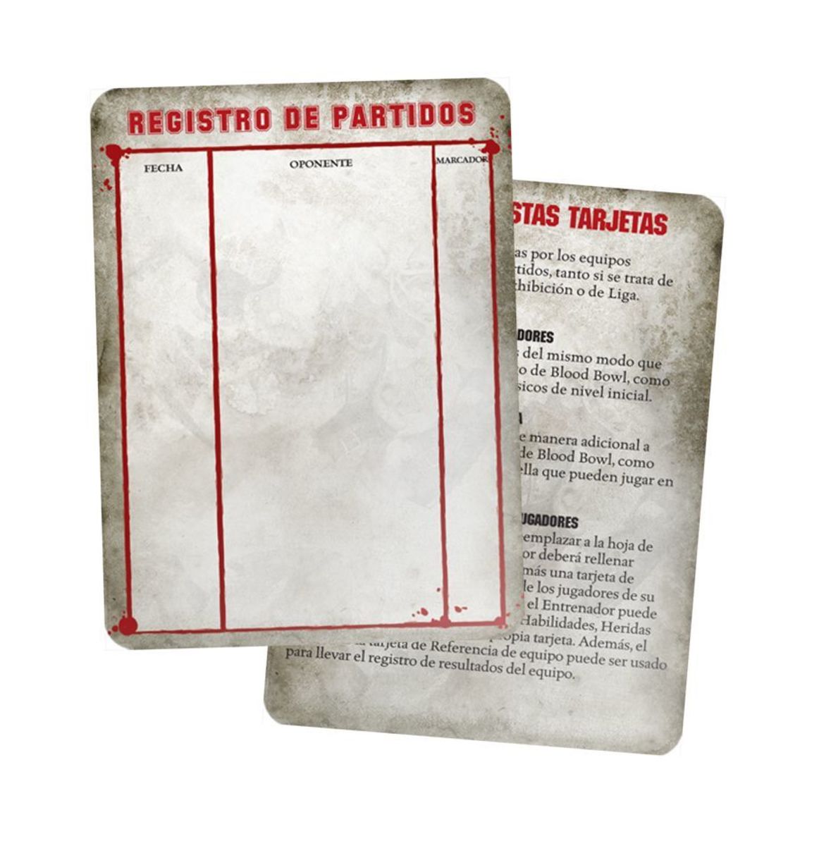 BLOOD BOWL: SKAVEN TEAM CARDS (SPANISH)5