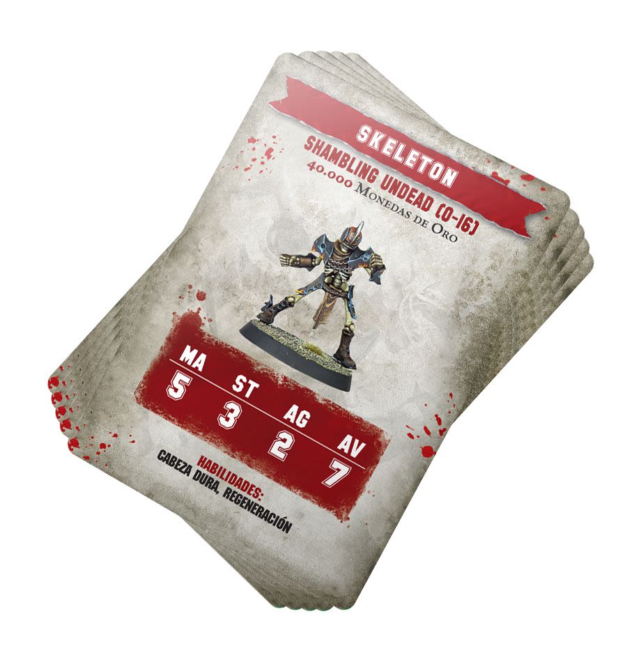 BLOOD BOWL: SHAMBLING UNDEAD CARD PACK (ESPAÑOL)2