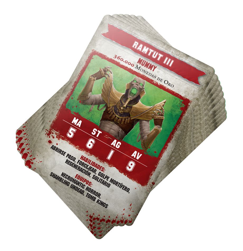 BLOOD BOWL: SHAMBLING UNDEAD CARD PACK (INGLES)3