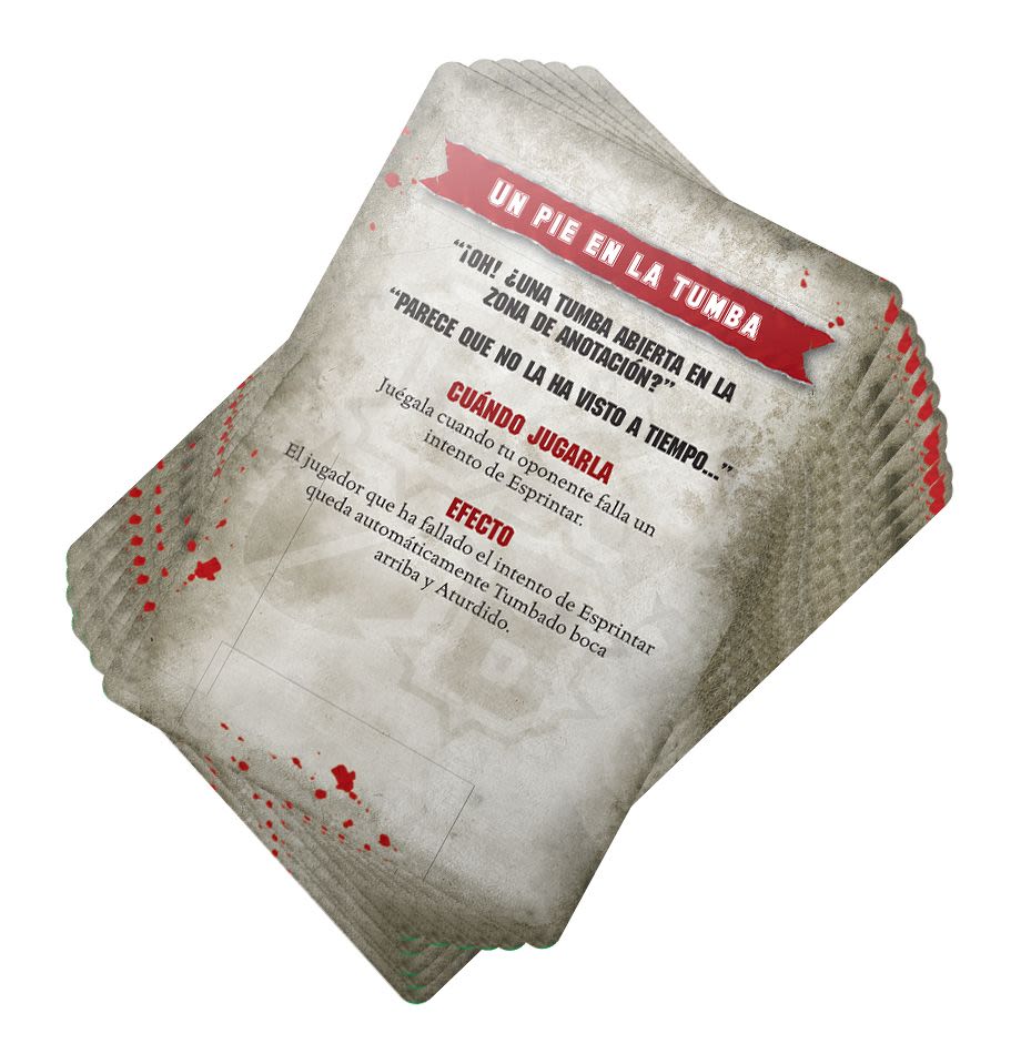 BLOOD BOWL: SHAMBLING UNDEAD CARD PACK (ESPAÑOL)4