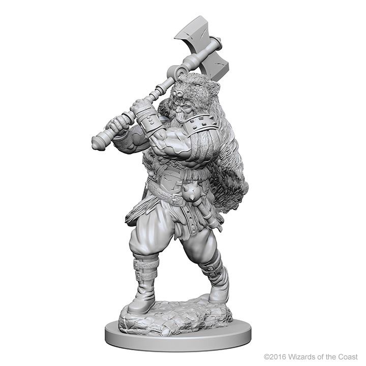 D&D NOLZUR'S MARVELOUS UNPAINTED MINIS: HUMAN MALE BARBARIAN1