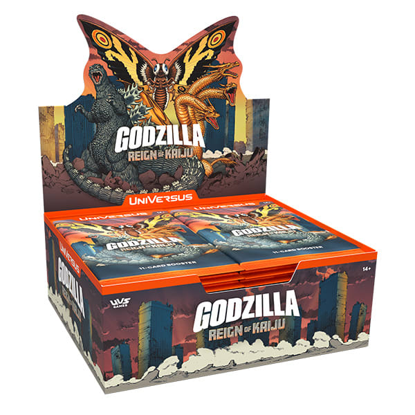 UNIVERSUS CCG: GODZILLA REIGN OF KAIJU - BOOSTER DISPLAY1