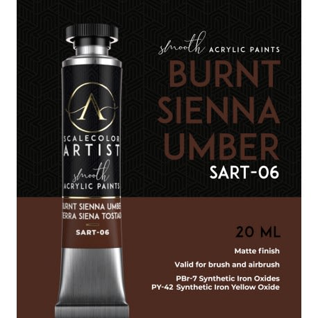 ARTIST BURNT SIENNA UMBER1