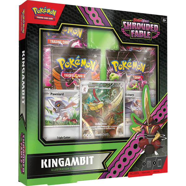 Pokemon TCG Spanish Scarlet & Violet 6.5 Shrouded Fable- Kingambit Illustration Collection1