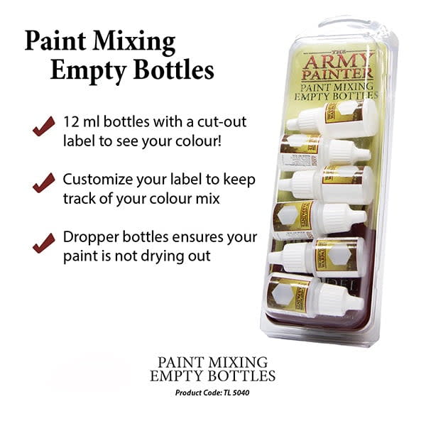 ARMY PAINTER PAINT MIXING EMPTY BOTTLES (2022)1