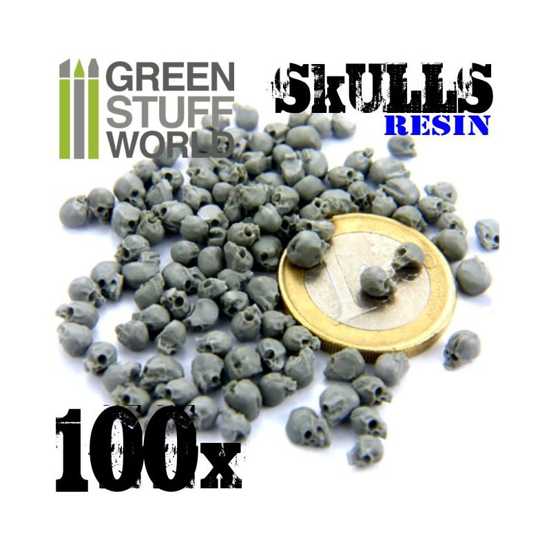 SET RESINA CRANEOS HUMANOS - HUMAN SKULLS RESIN SET2