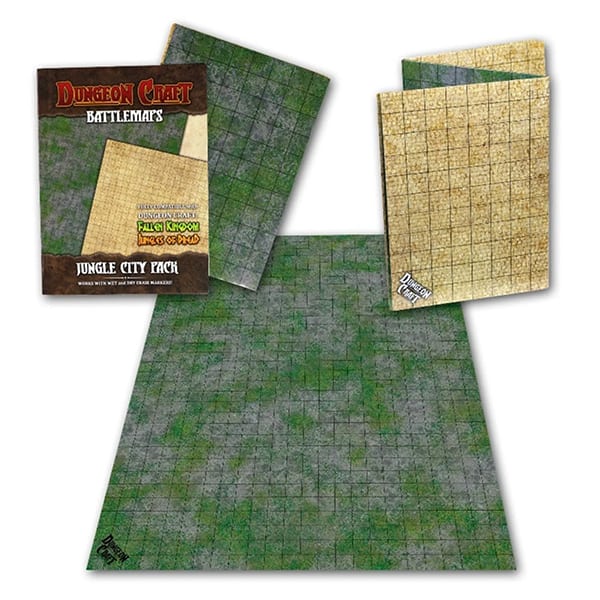 DUNGEON CRAFT: BATTLE MAP- JUNGLE CITY MAP1