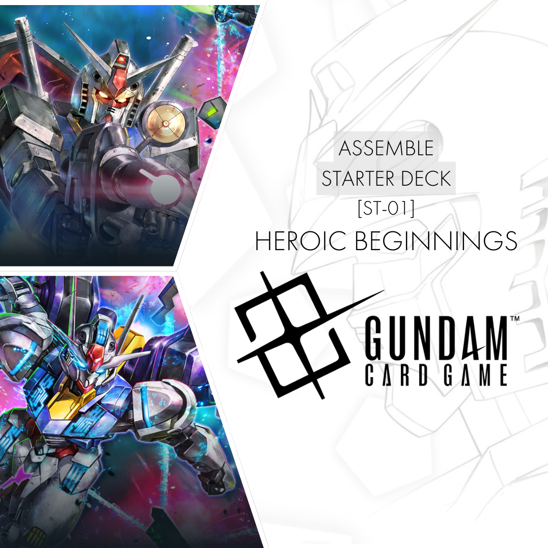 GUNDAM TCG: ASSEMBLE STARTER DECK 01 [ST01A] - INCLUYE GUNPLA MINIATURES2