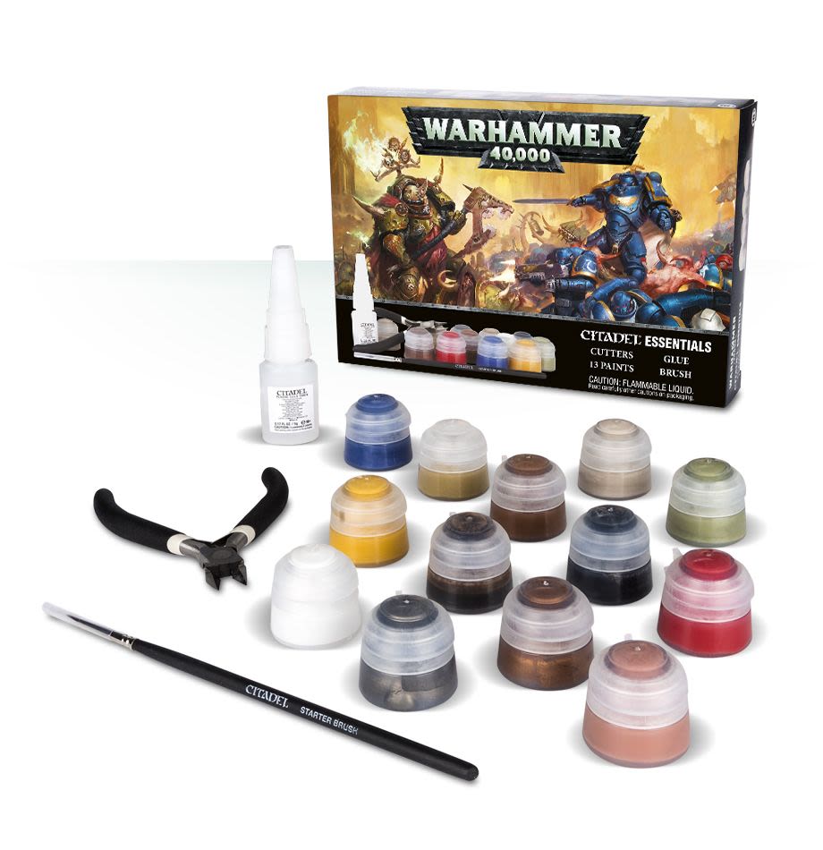 CITADEL PAINT SET: WARHAMMER 40.000 ESSENTIALS SET (INGLES)1