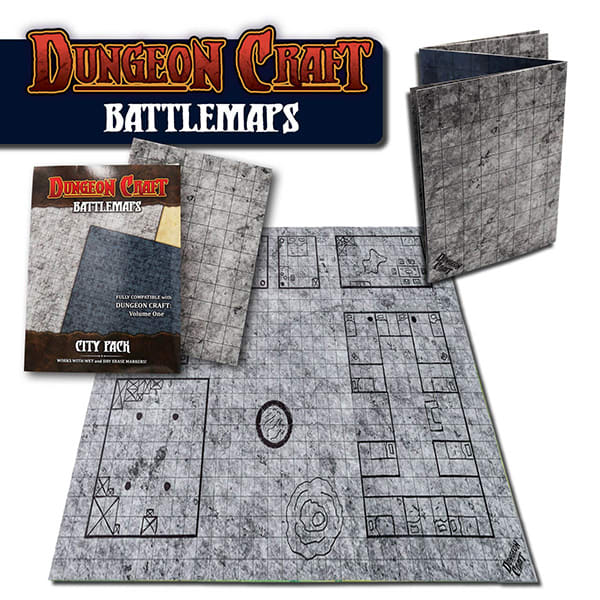 DUNGEON CRAFT: BATTLE MAP- CITY1