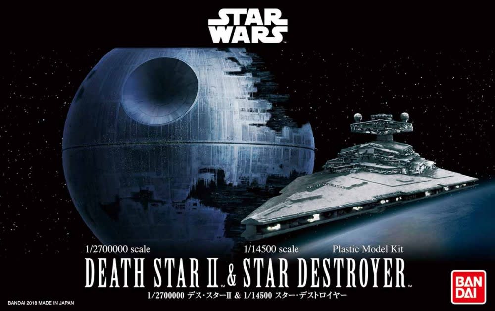 1/2.700.00 DEATH STAR II & 1/14.500 STAR DESTROYER1