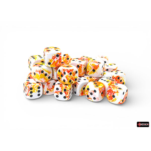 BRUSH SUNRISE - BLACK 12MM DICE BLOCK2