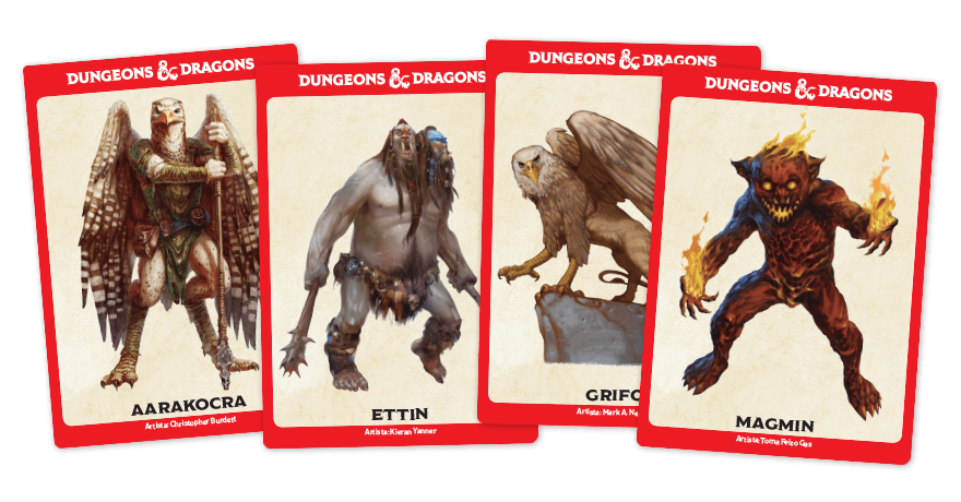 D&D DESAFIO 0-5 / CARTAS DE MONSTRUOS1