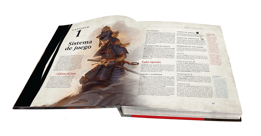 LA LEYENDA DE LOS CINCO ANILLOS: EL JUEGO DE ROL BASE2