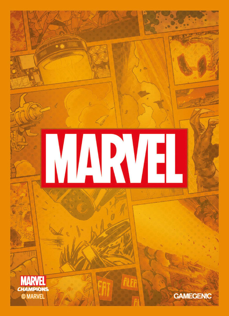 GG ART SLEEVES MARVEL CHAMPIONS - MARVEL ORANGE1